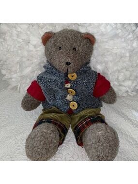 Russ Berrie Bellamy Bear Plush In Outfit